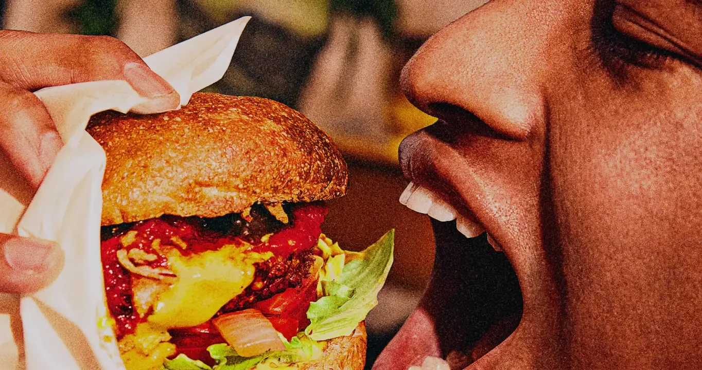 Plant-based burger from 2foods